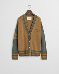 GANT Varsity V-Neck Strickjacke