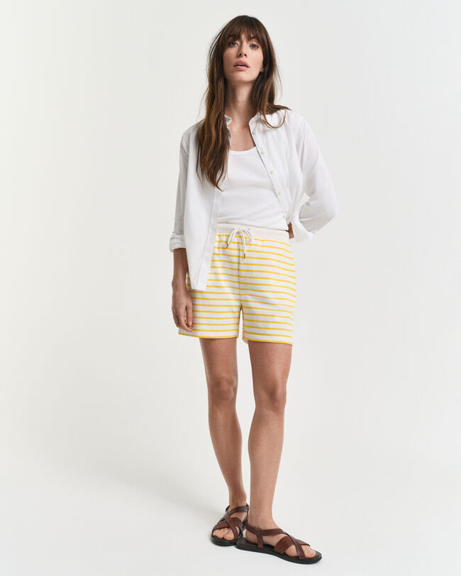 Breton Striped Jersey Shorts