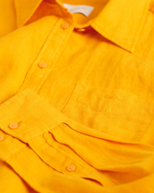 Relaxed Fit Leinen Bluse