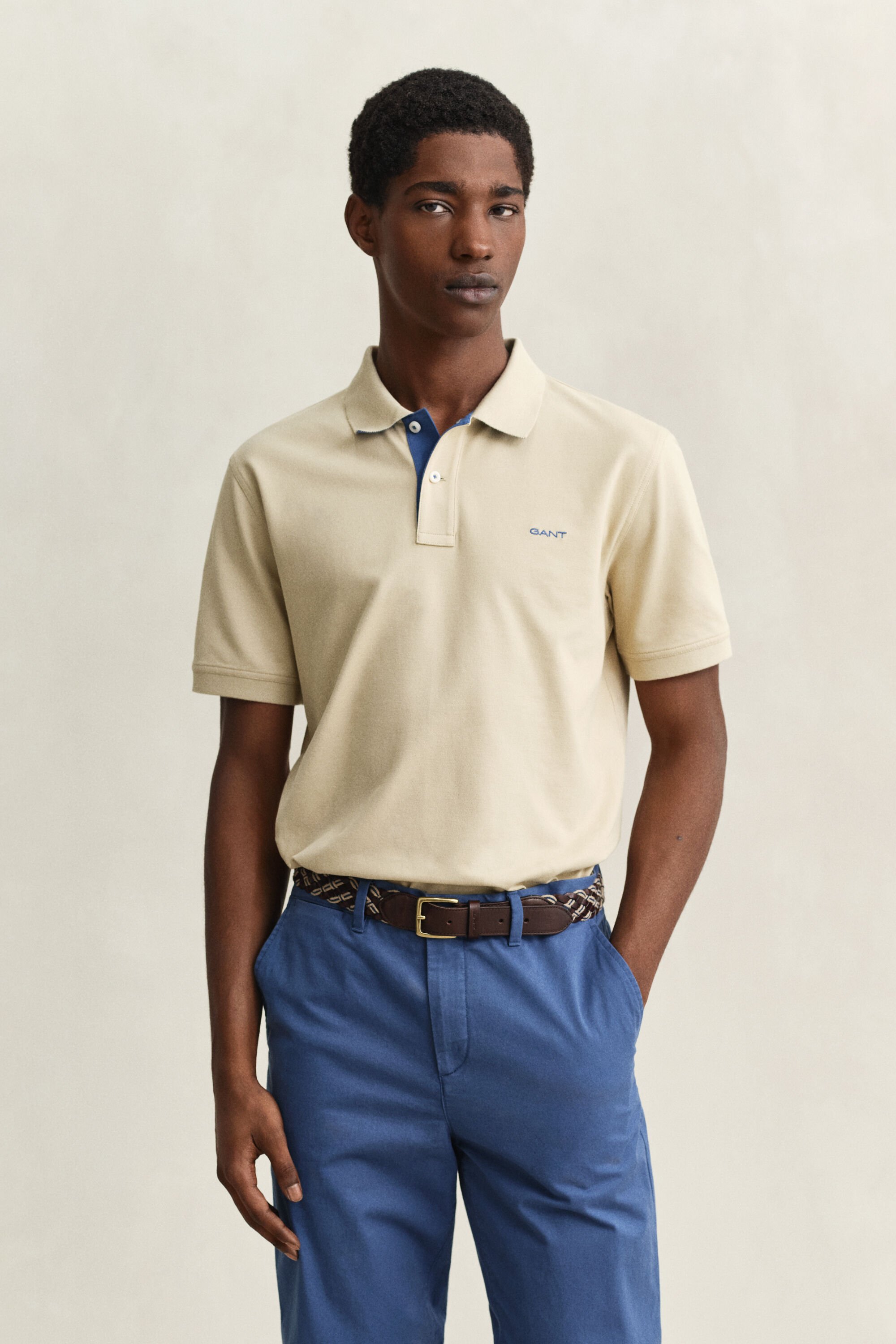 Kontrast Piqué Poloshirt