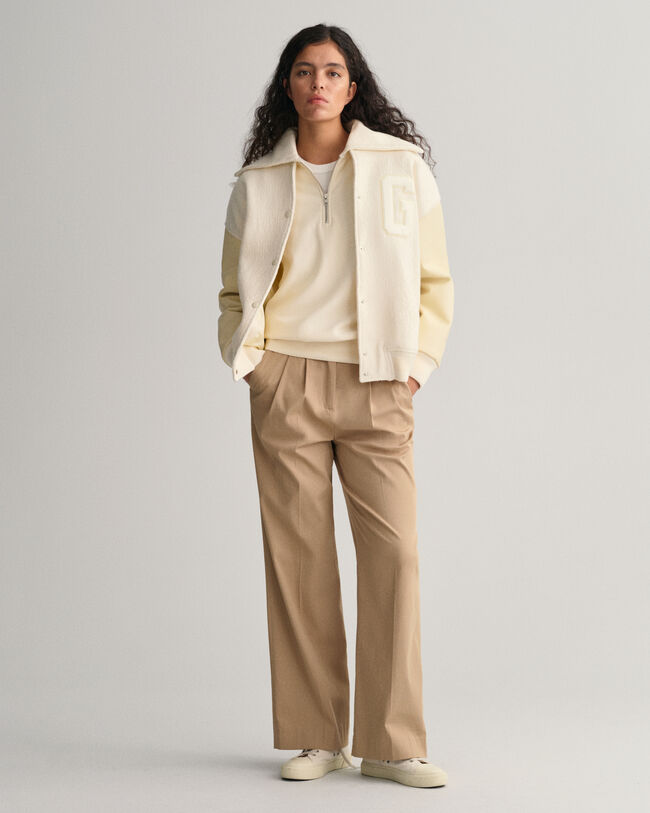 Sportswear Sweatshirt mit Rei&szlig;verschlusskragen