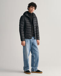 Leichte Daunenjacke mit Kapuze