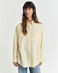 Oversized Fit Oxford-Bluse