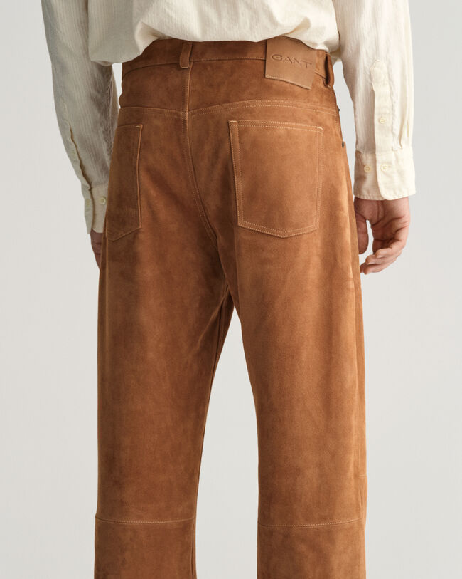 Jeans aus Veloursleder