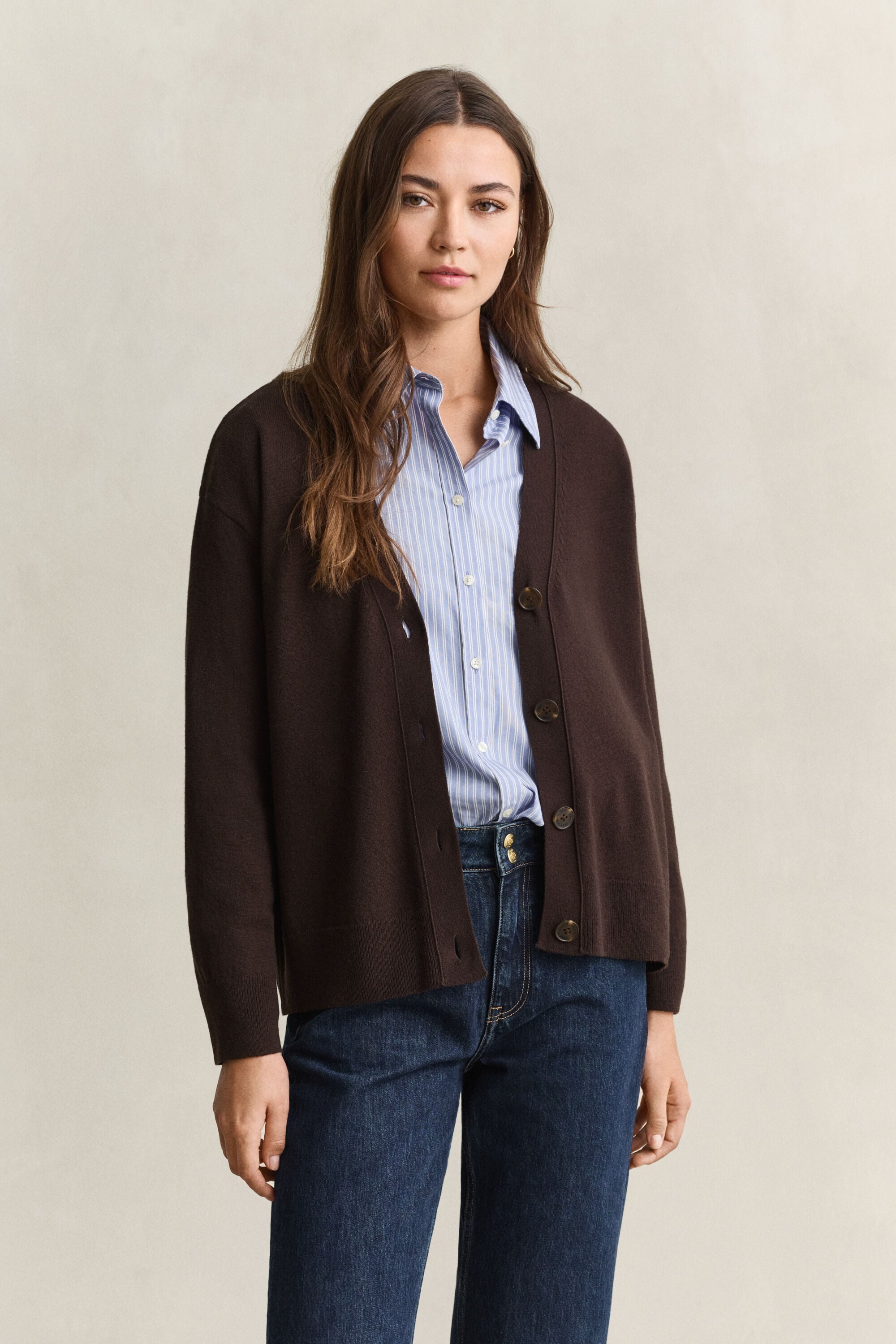 Superfine Lambswool Strickjacke