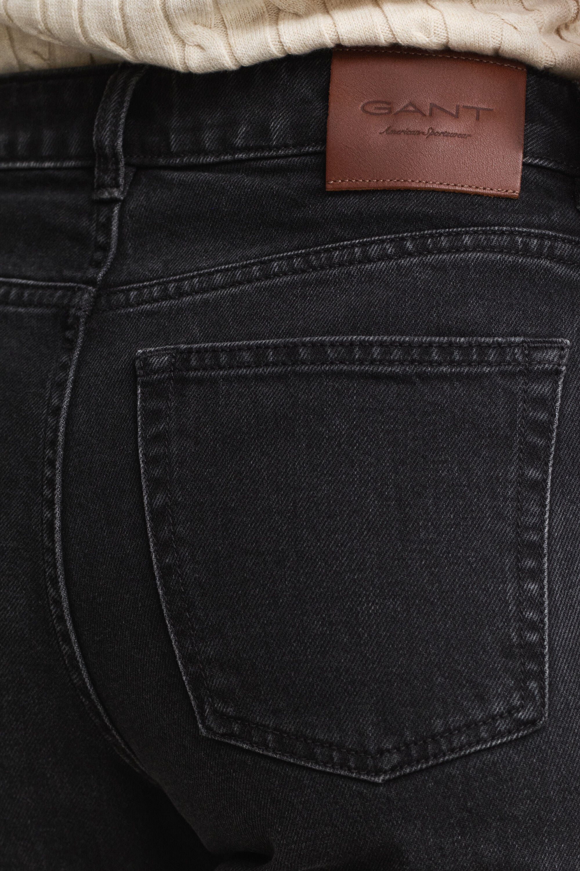 Stretch-Jeans mit geradem Bein