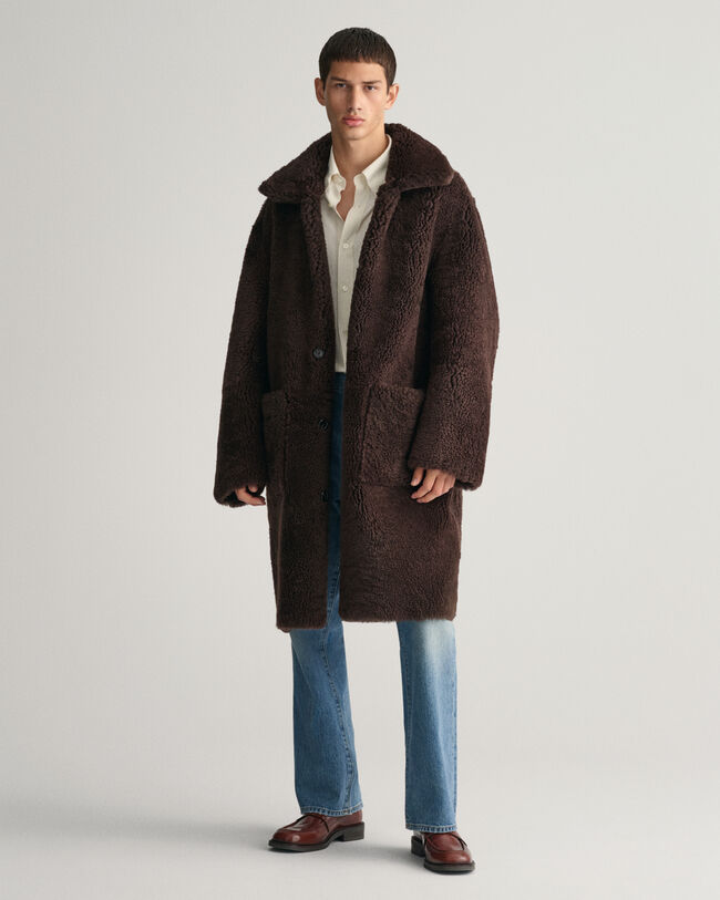 Shearling-Mantel