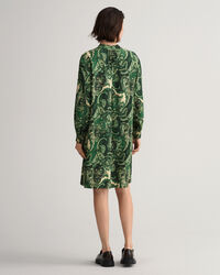 Paisley Stehkragenkleid