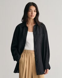 Oversized Leinen Bluse