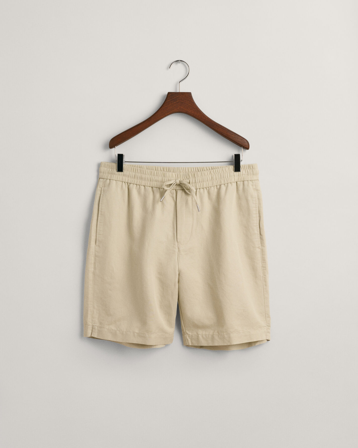 Shorts aus Baumwolle und Leinen