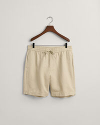 Shorts aus Baumwolle und Leinen