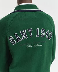 GANT 1949 Graphic Strickjacke mit Reißverschluss