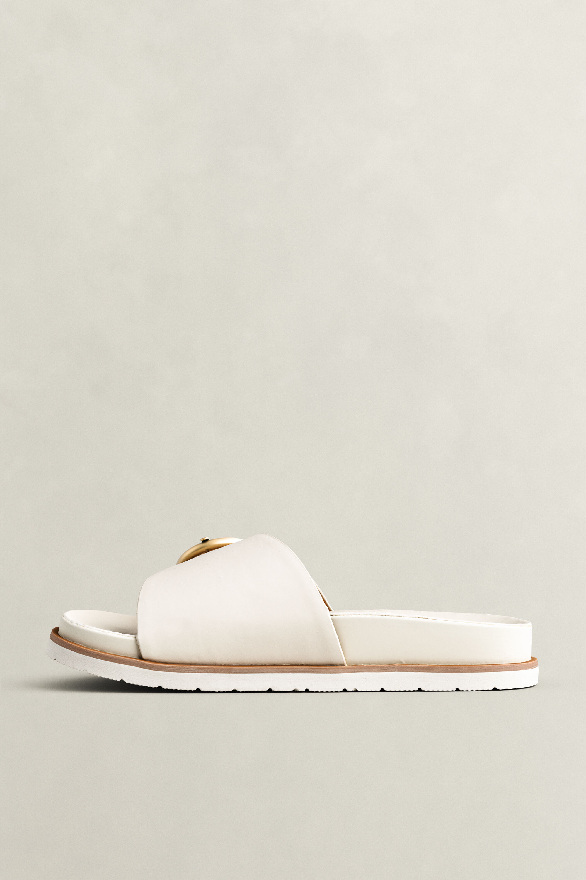 Mardale Ledersandale — IVORY WHITE