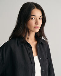 Oversized Leinen Bluse