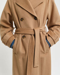 Trenchcoat aus Wolle