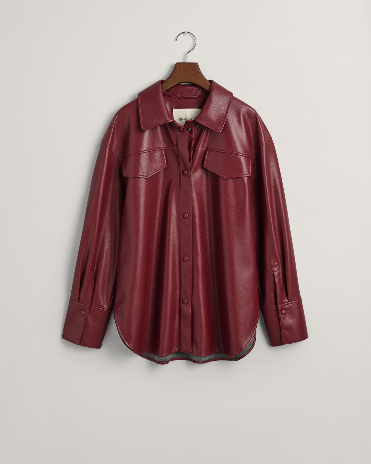 Hemdjacke aus Kunstleder