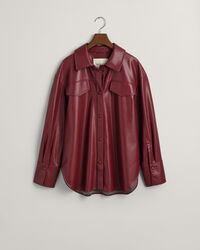 Hemdjacke aus Kunstleder
