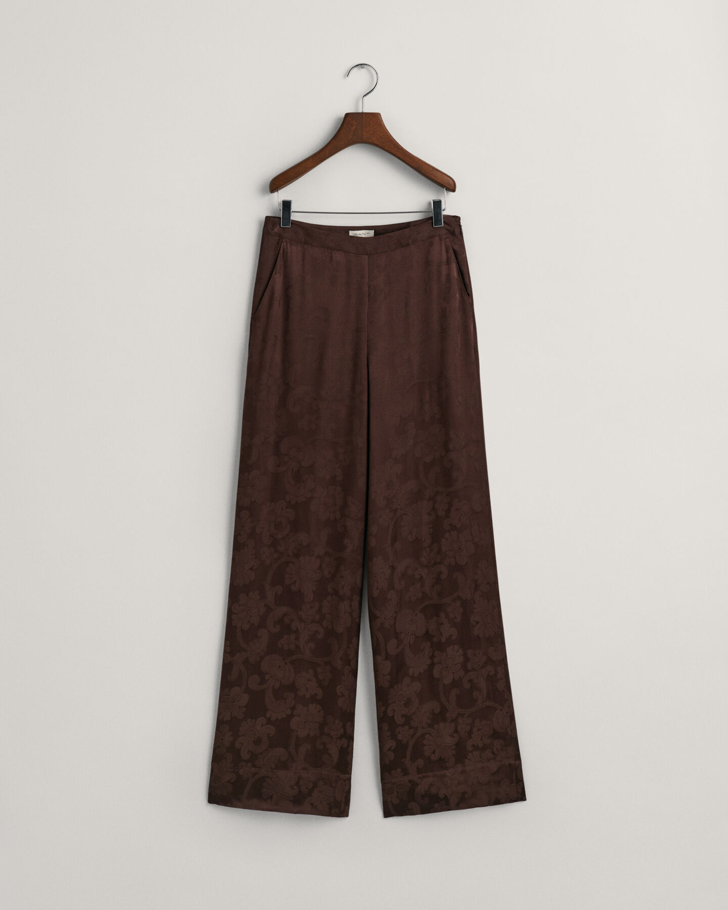 Lace Jacquard Hose mit weitem Bein