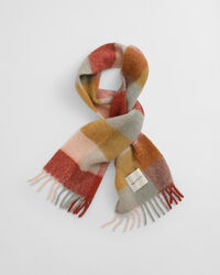 Karierter Schal aus Alpaka-Woll-Gemisch