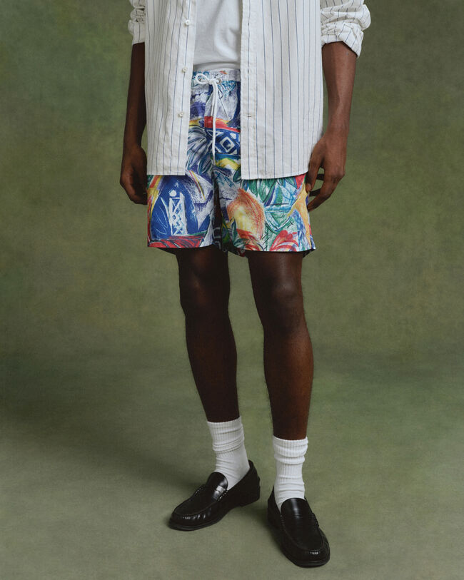 Printed Swim Shorts