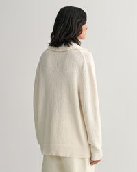 Polopullover aus Baumwoll-Leinen-Flammgarn