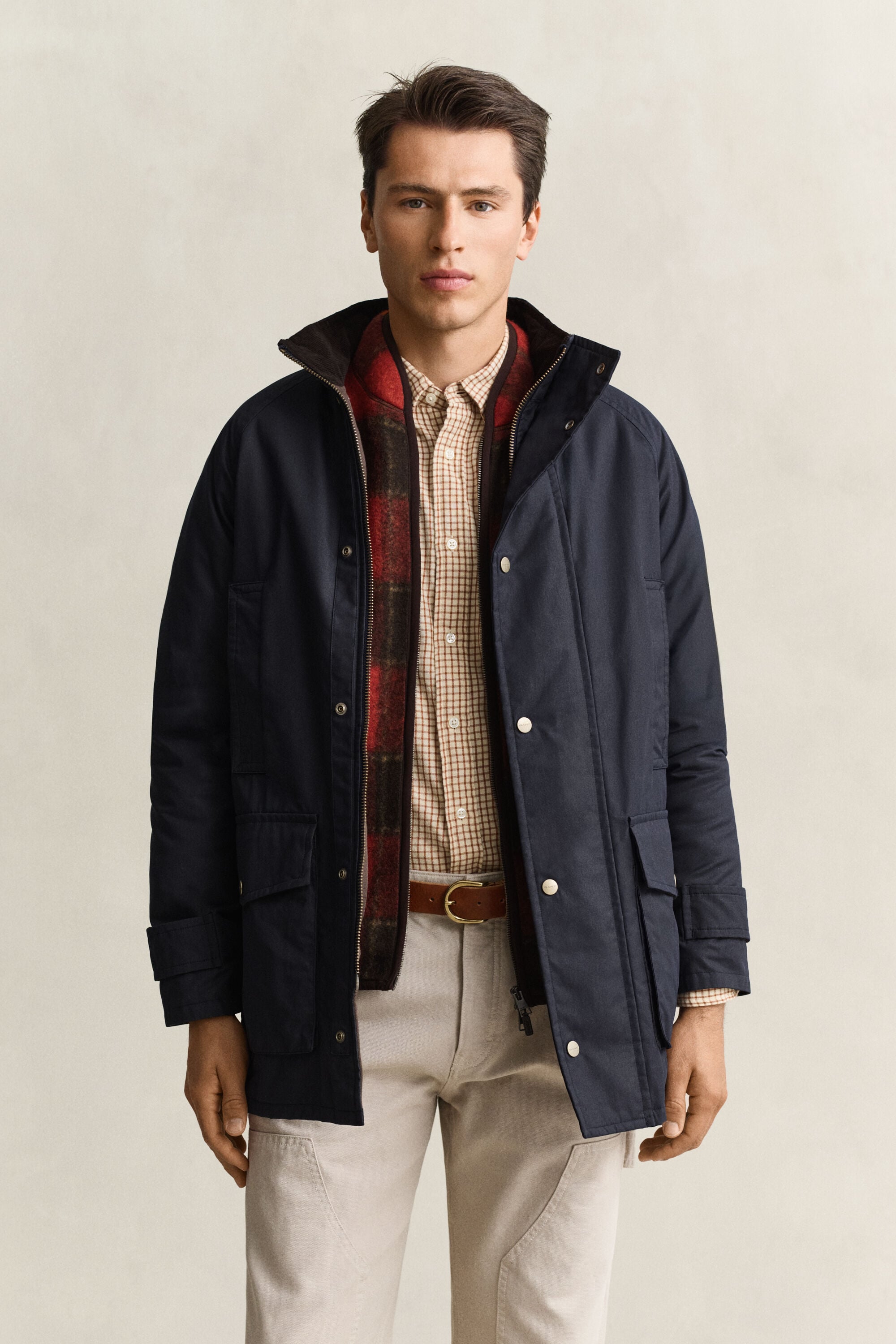 Gewachste Double Decker Jacke
