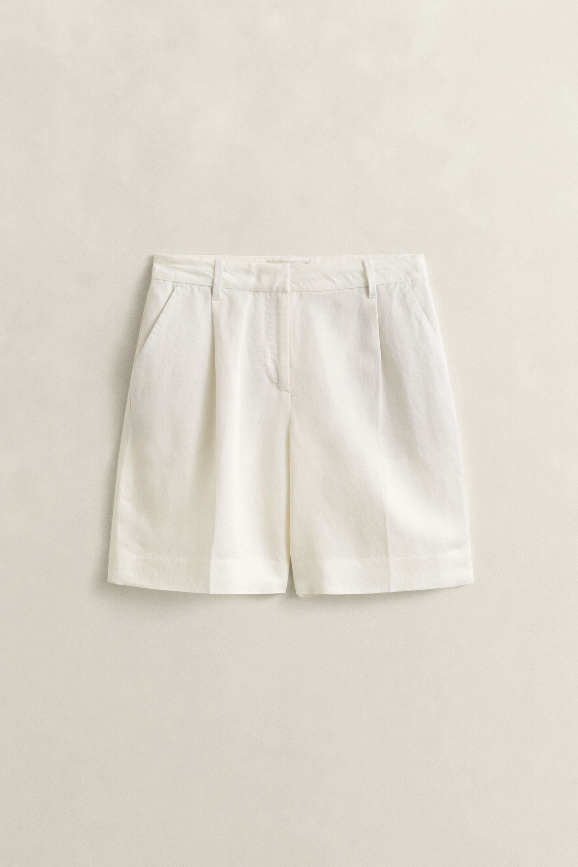 Formelle Shorts aus Leinenmix