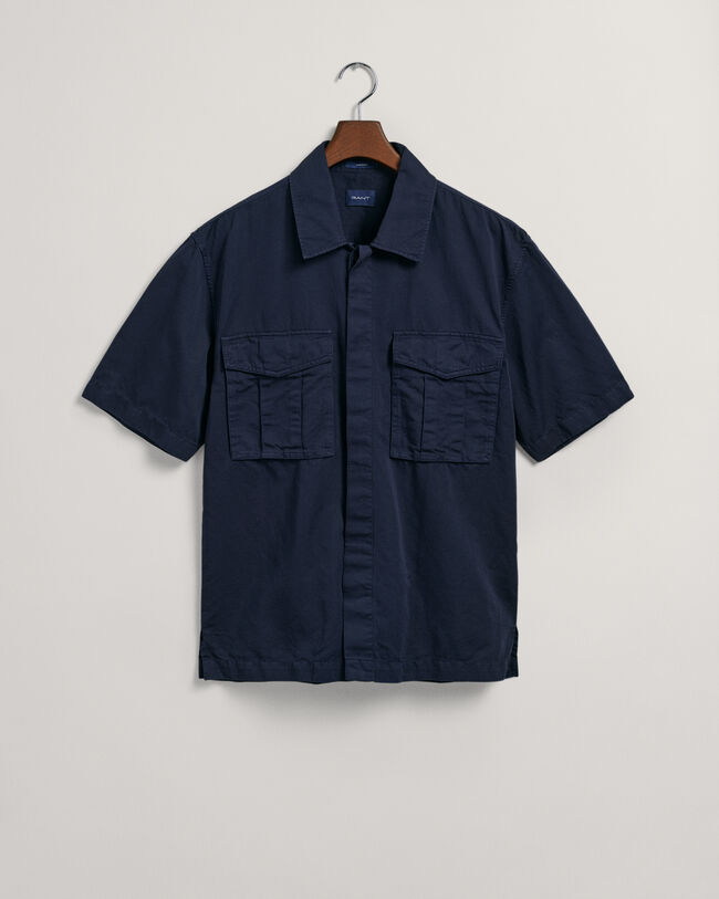 Relaxed Fit Utility Kurzarmhemd