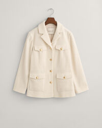 Slim Fit Blazerjacke mit Struktur