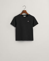 Teens Girls Geripptes Shield T-Shirt