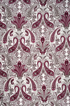 Key West Paisley Einzelbettbezug — VIBRANT BURGUNDY 1