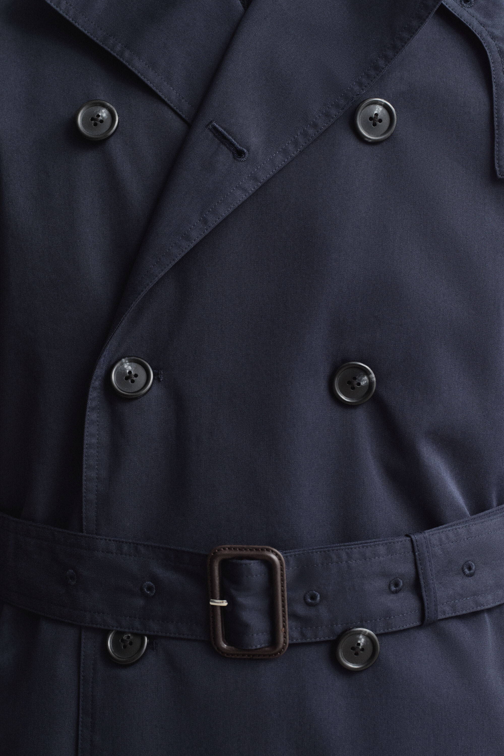 Trenchcoat aus Baumwollgemisch