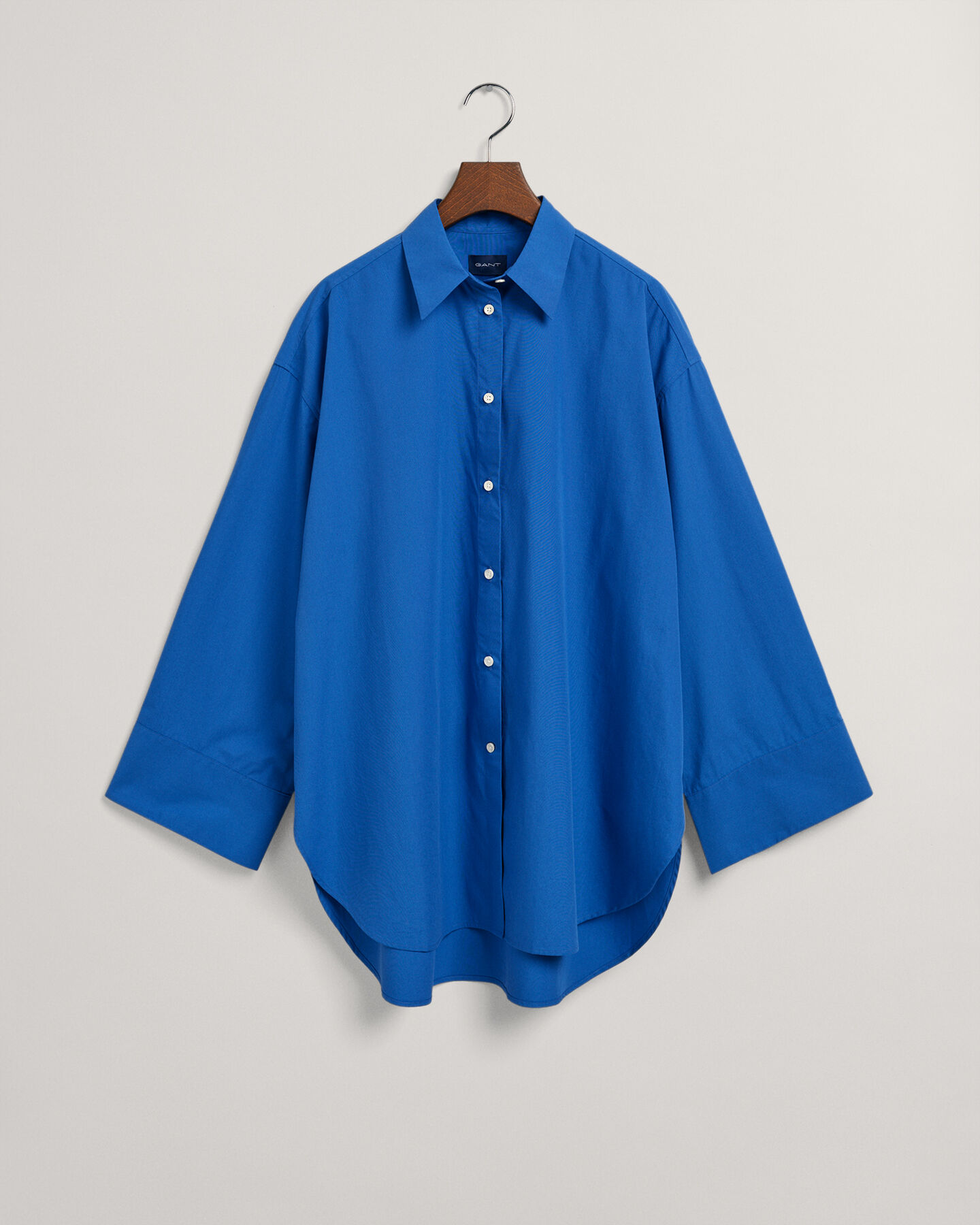 Oversized Fit Bluse mit breiten Manschetten