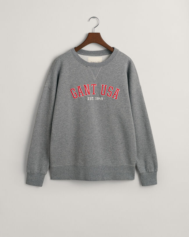 Oversized GANT USA Rundhals-Sweatshirt