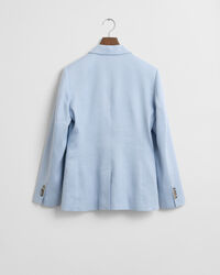 Slim Fit Blazer aus Stretch-Leinen