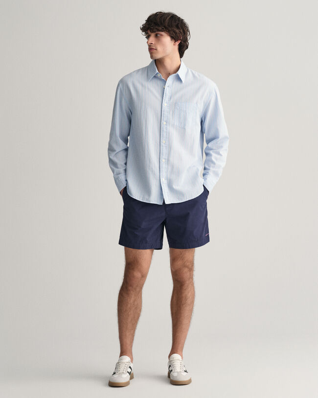 Baumwoll-Shorts mit Kordelzug