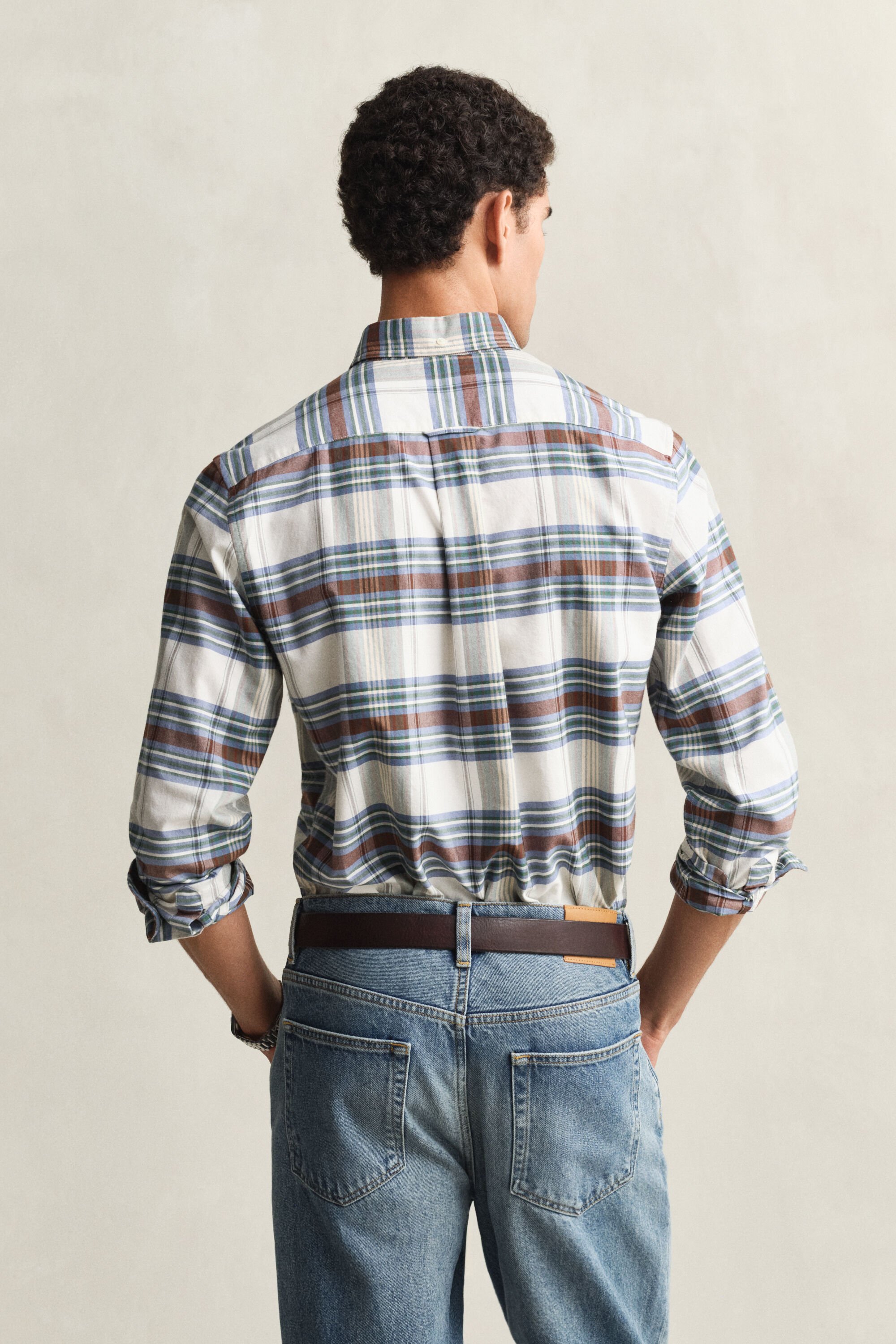 Regular Fit Classic Oxford-Hemd mit Karomuster