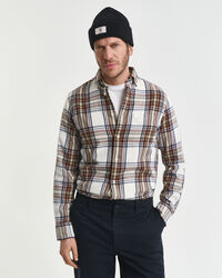 Regular Fit Windblown Flannel Karohemd