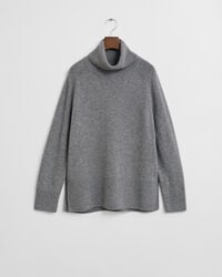 Weicher Rollkragenpullover aus Wolle mit Kaschmiranteil