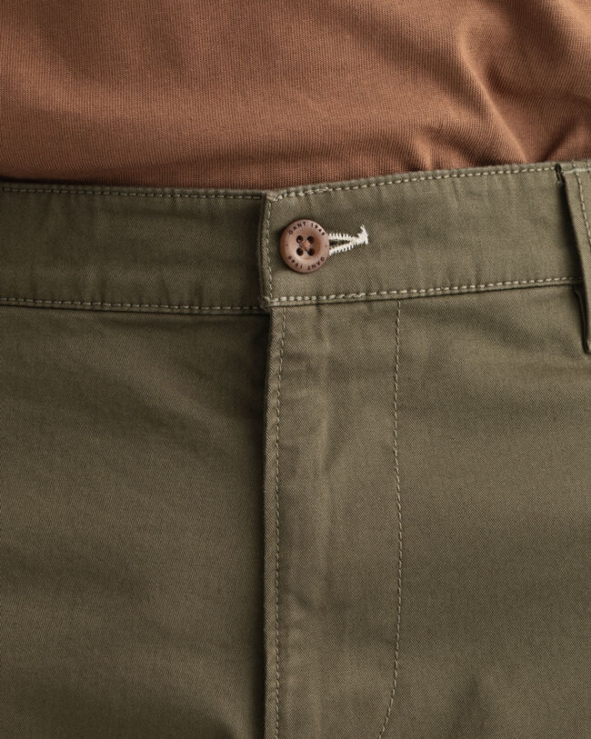 Relaxed Fit Cargoshorts aus Twill