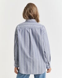 Oversized Fit Classic Oxford-Bluse