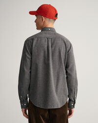 Regular Fit Hemd mit Fischgrätmuster