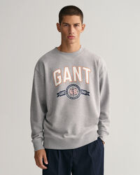 Retro Crest Rundhals-Sweatshirt