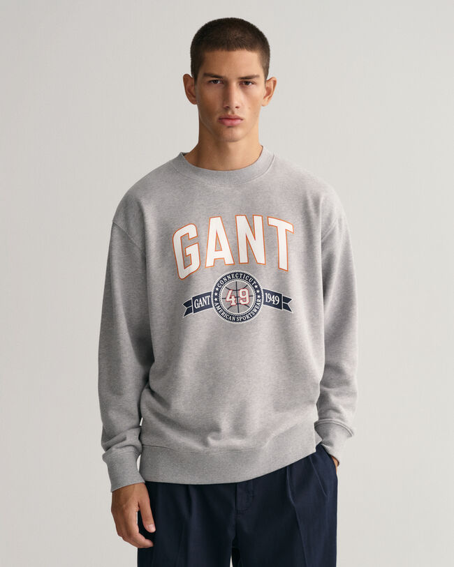 Retro Crest Rundhals-Sweatshirt