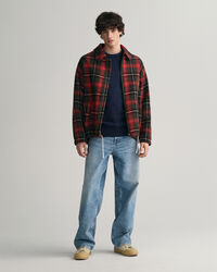 Wool Nepps Rundhalspullover