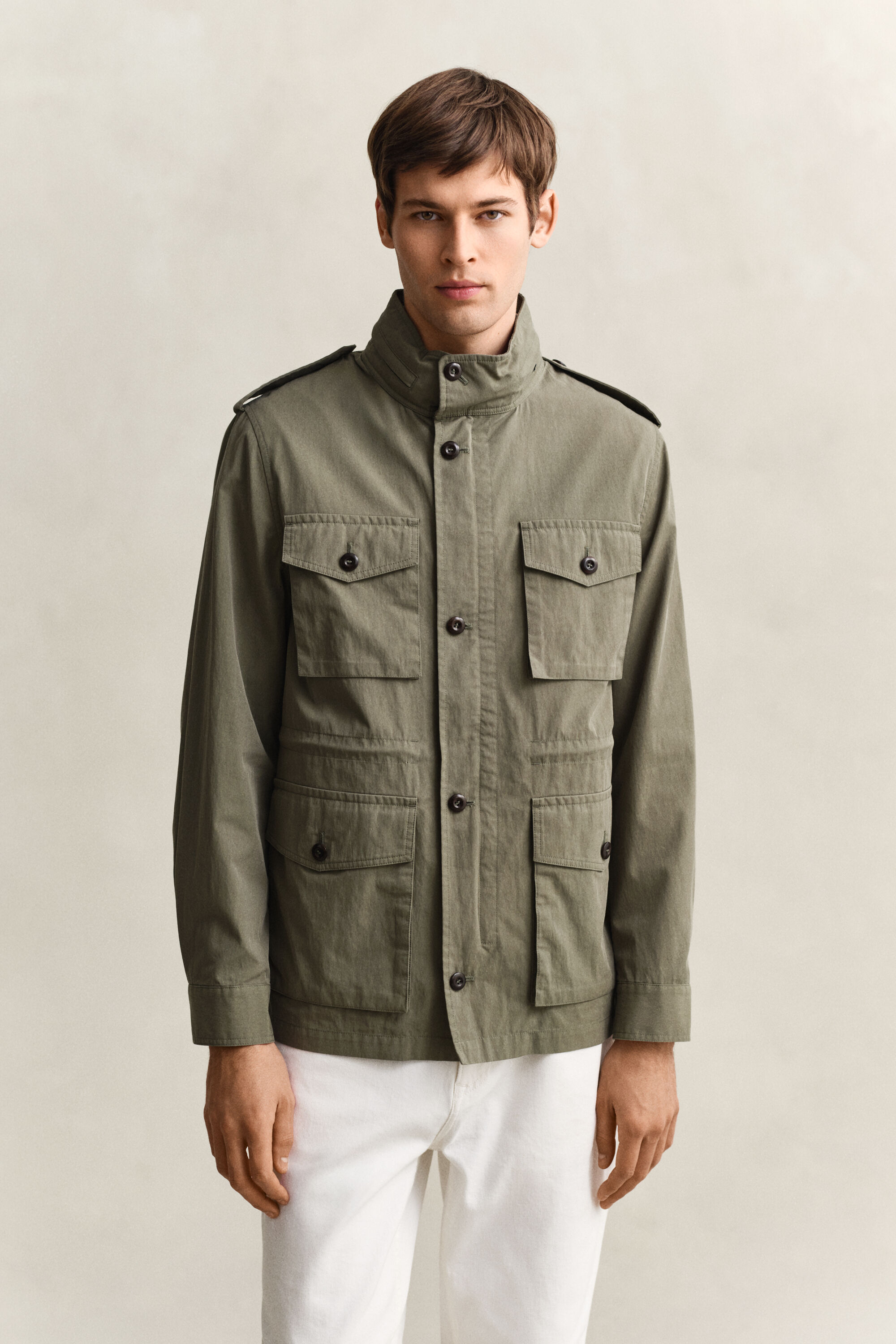 Jacke aus Baumwolle mit vier Taschen