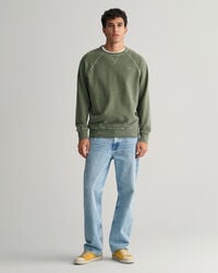 Sunfaded Rundhals-Sweatshirt