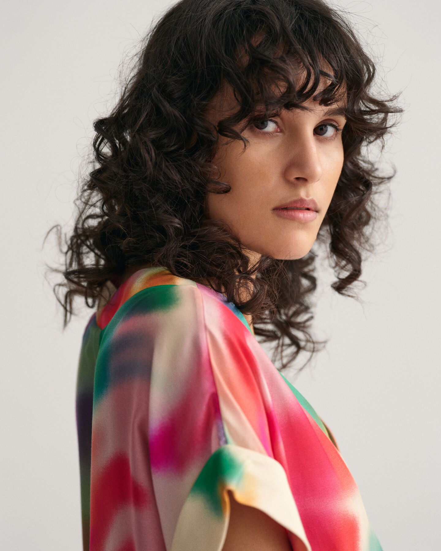 Kaftan mit Blumen-Print