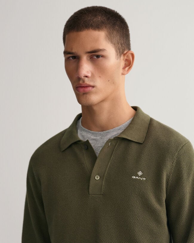 Polopullover aus Baumwoll-Piqu&eacute;