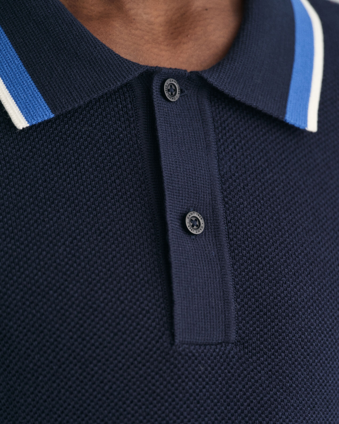 Baumwoll Piqu&eacute; Poloshirt
